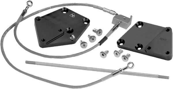 Arlen Ness 3" Foot Control Extension Kit Harley Davidson FLS 1690 11-17 07-616