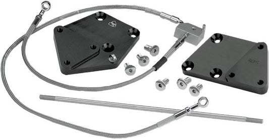 Arlen Ness 3" Foot Control Extension Kit Harley Davidson FLS 1690 11-17 07-616