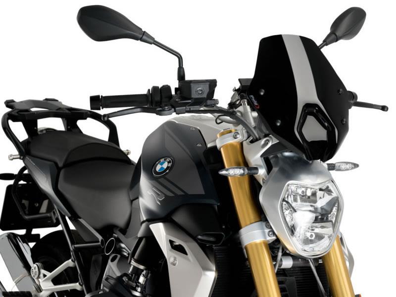 PUIG New Generation Sport Screen Black for BMW R1250 R 18-25 3623N
