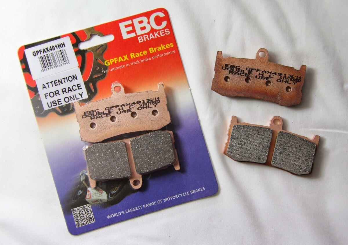 EBC GPFAX Series Race Sindered Brake Pads For Kawasaki EX 400 99-20 GPFAX197HH