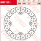 Trw Round Fixed Brake Rotor 250-299mm For Honda XL 700 V 1986-2013 Steel MST201