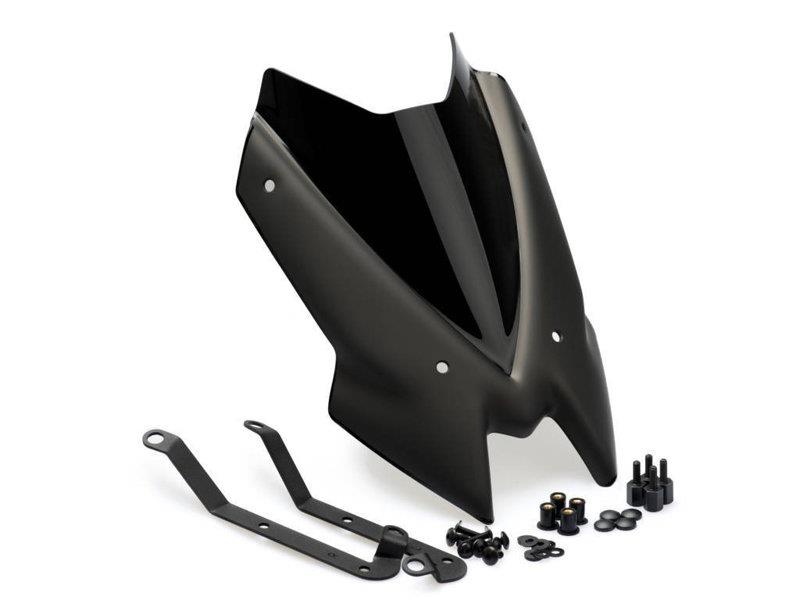 PUIG New Generation Sport Screen Black for Kawasaki Z650 20-25 3864N