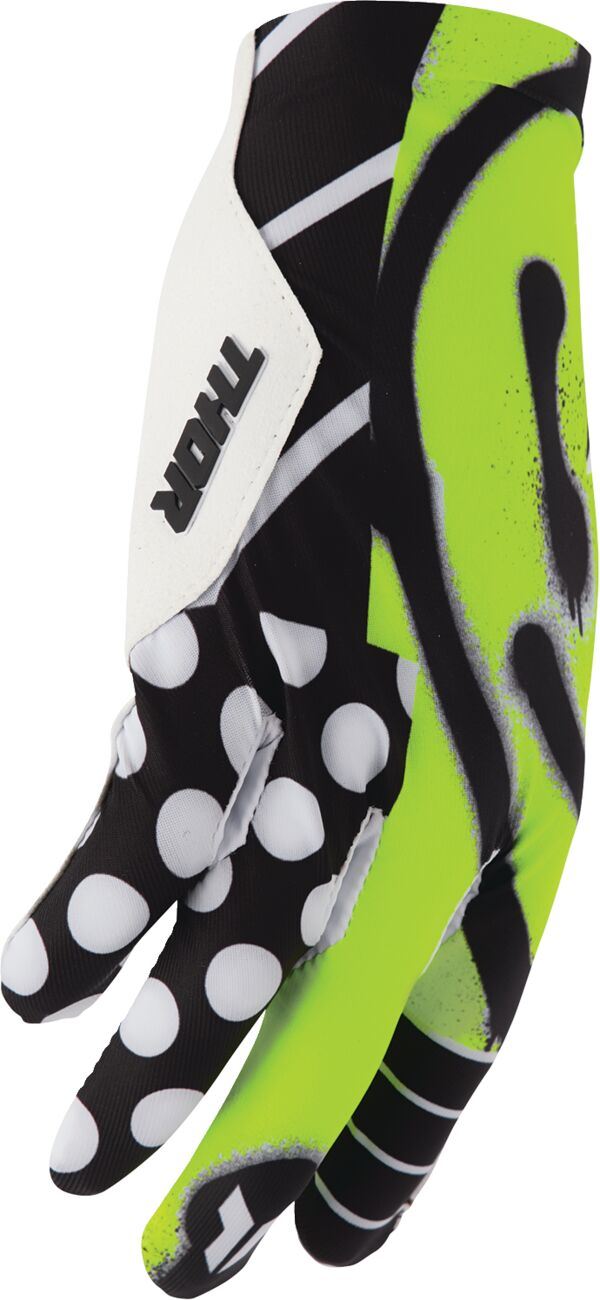 THOR Sportmode Anarchy Gloves Green/White/Black