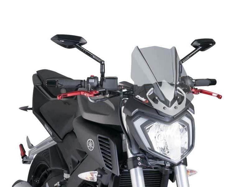 PUIG New Generation Sport Screen Light Smoke for Yamaha MT-125 14-19 7654H