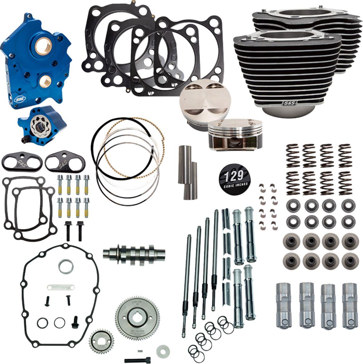 S&S Cycle 129" Power Package For M8 For Harley FLHXS 1868 2017-2023 310-1224C