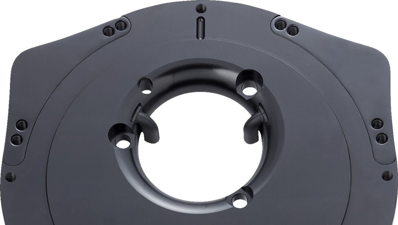 Arlen Ness Replacement Breather Bolt Cover Plate Black CNC Inverted Left 600-060