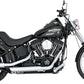 Vance & Hines 3" Twin Slash Slip-On Mufflers Chrome For HD FXCWC 1584 07-09 16834