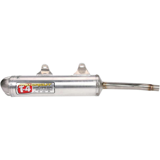 Pro Circuit T-4 Slip On Silencer For ATV Honda TRX 400 EX  99-07 Grey Stainless Steel Aluminum 4QH99400