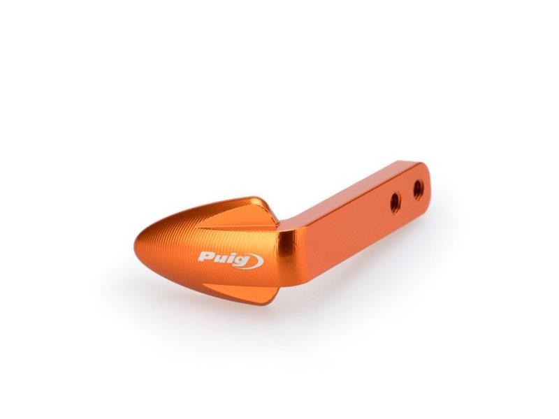 PUIG Clutch Lever Guard Coloured Tip Orange Universal 3878T