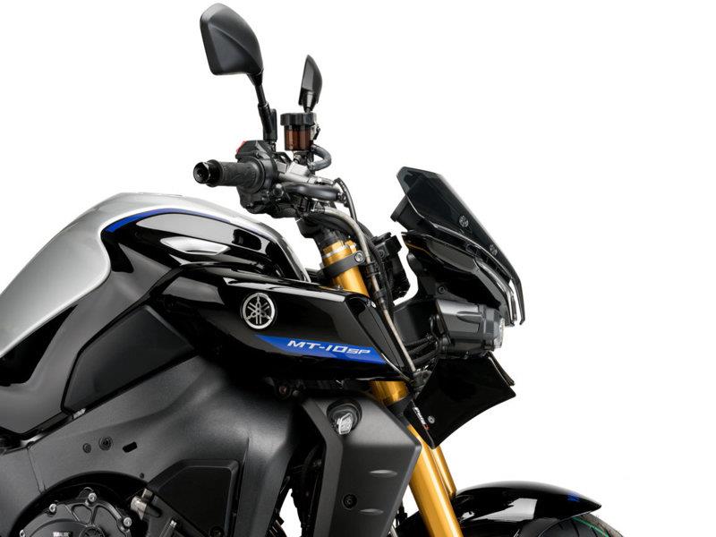 PUIG Naked Front Spoiler Black for Yamaha MT-10/MT-10 SP 22-25 21471N