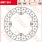 Trw Round Fixed Brake Rotor 250-299mm For Honda XL 700 V 1986-2013 Steel MST201
