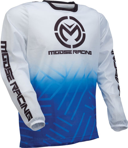 Moose Racing Soft-Goods Jersey Sahara Blue/White 24 Model