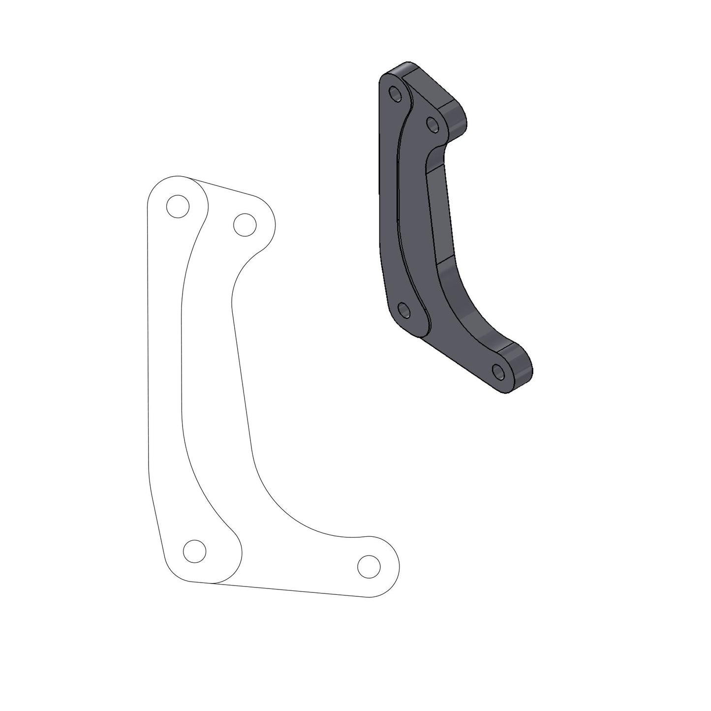 Moto-Master Racing Rotor Adapter Bracket For Suzuki RM-Z 250 1995-2026 211030