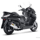 Akrapovic Slip-On Line Muffler Scooter SS/CF For Yamaha YP 400 R 07-16 S-Y4SO10-HZAASS
