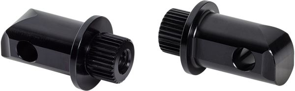 Arlen Ness Splined Peg Mount Black Aluminum For Indian Chief 116 10-24 I-1391