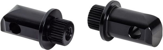 Arlen Ness Splined Peg Mount Black Aluminum For Indian Chief 116 10-24 I-1391
