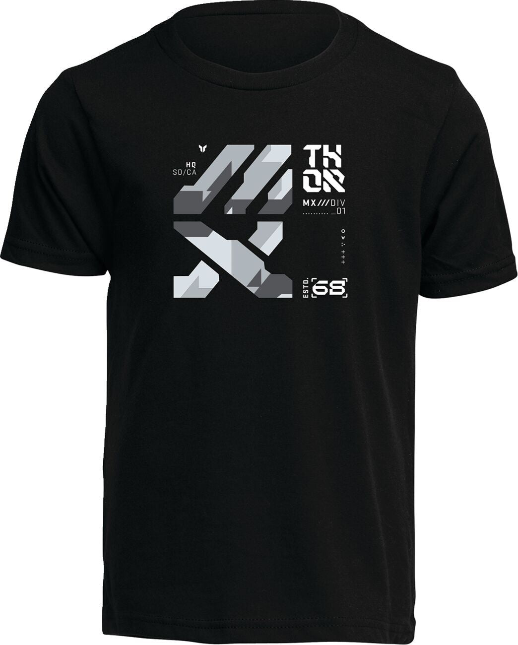 THOR Youth Forge T-Shirt BLACK 2025 Model