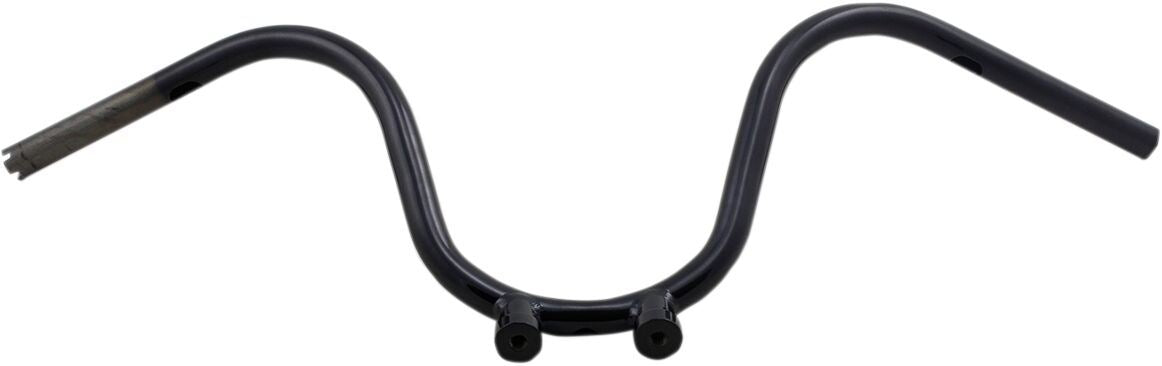 LA Choppers Handlebar Jackrabbit Black 10" Rise Stainless Steel LA-7311-01B