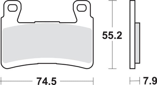Sbs HS Excel Sintered Front Brake Pads For Kawasaki ZX-6 R 636 13-26 894HS