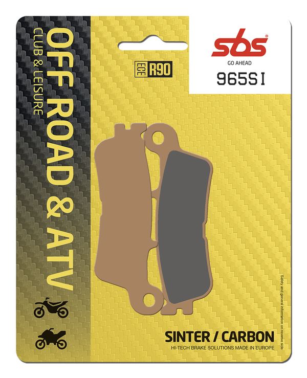 Sbs SI Offroad Sintered Brake Pads For Yamaha YZ 125 2018-2027 965SI