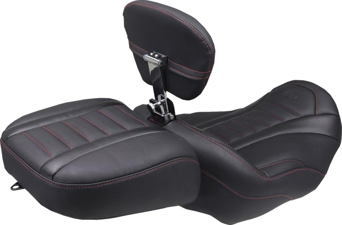 Mustang Wide Deluxe Touring Passenger Seat For Harley FLHX 2023-2026 88420DC