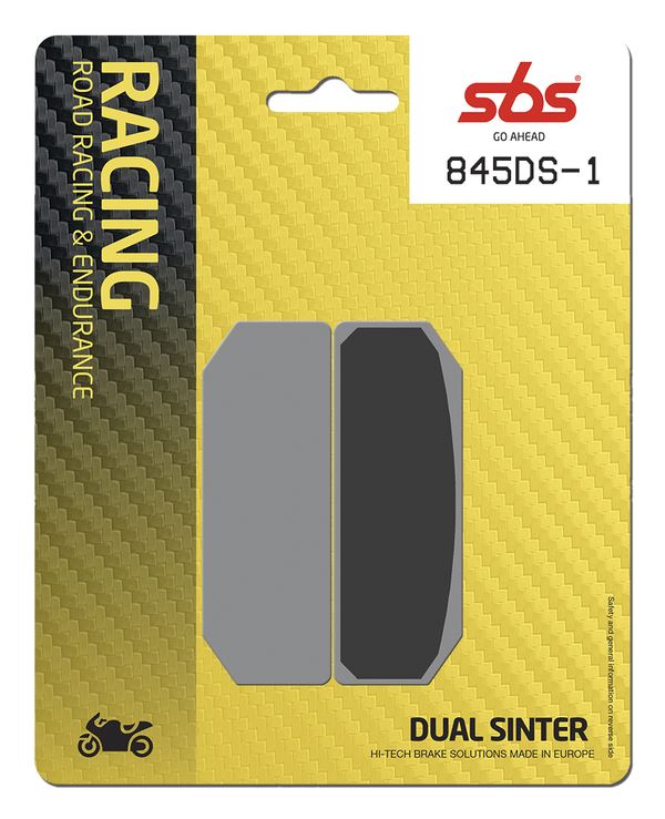 Sbs DS Racing Dual Sintered Brake Pads For BMW S 1000 HP4 Race 2018 845DS-1