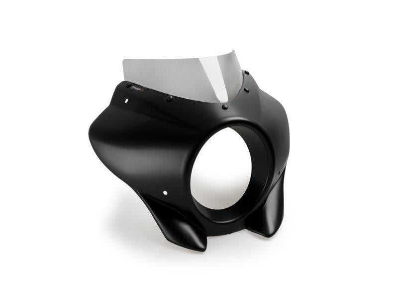 PUIG Mirage Sport Semifairing And Screen Dark Smoke for Harley Davidson Softail Street Bob FXBB 21-24 21409F