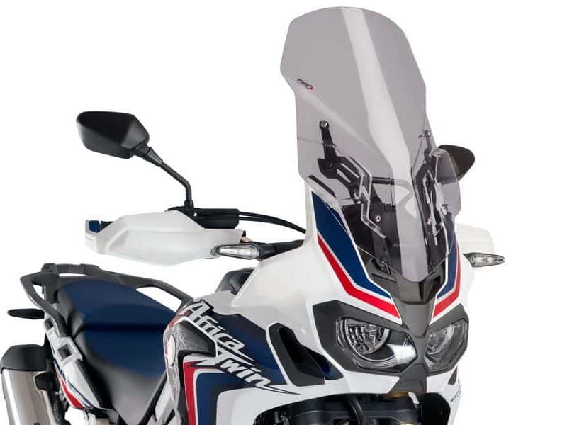 Puig Adjustable Touring Screen With Support Dark Smoke 9723W