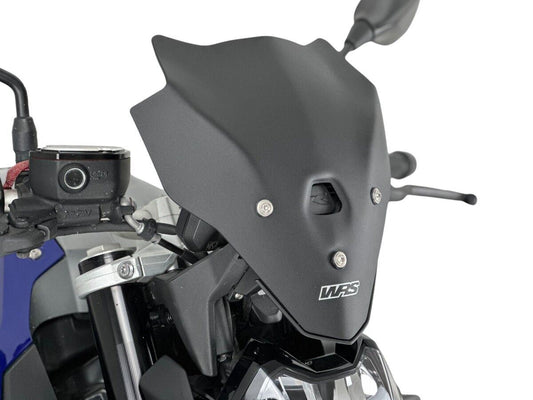 WRS Windscreen Touring For BMW F 900 R Matt Black BM101NO
