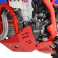 AXP Racing XTREM Skid Plate For Beta RR 350 2024-2025 Red Matte Finish AX1755