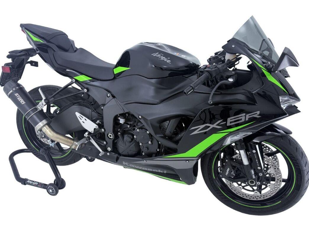 WRS Windscreen For Kawasaki ZX-6 R 636 2024-2026 Smoke Each KA017F