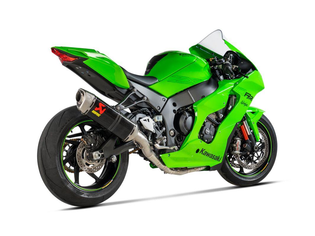 AKRAPOVIC Carbon Fibre/Titanium Evolution Line Full Exhaust System Street for Kawasaki ZX-10R 2026 S-K10E12-RC