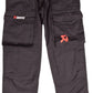 Akrapovic Brand Cargo Pants Mens Black Cotton Casual Large 801444