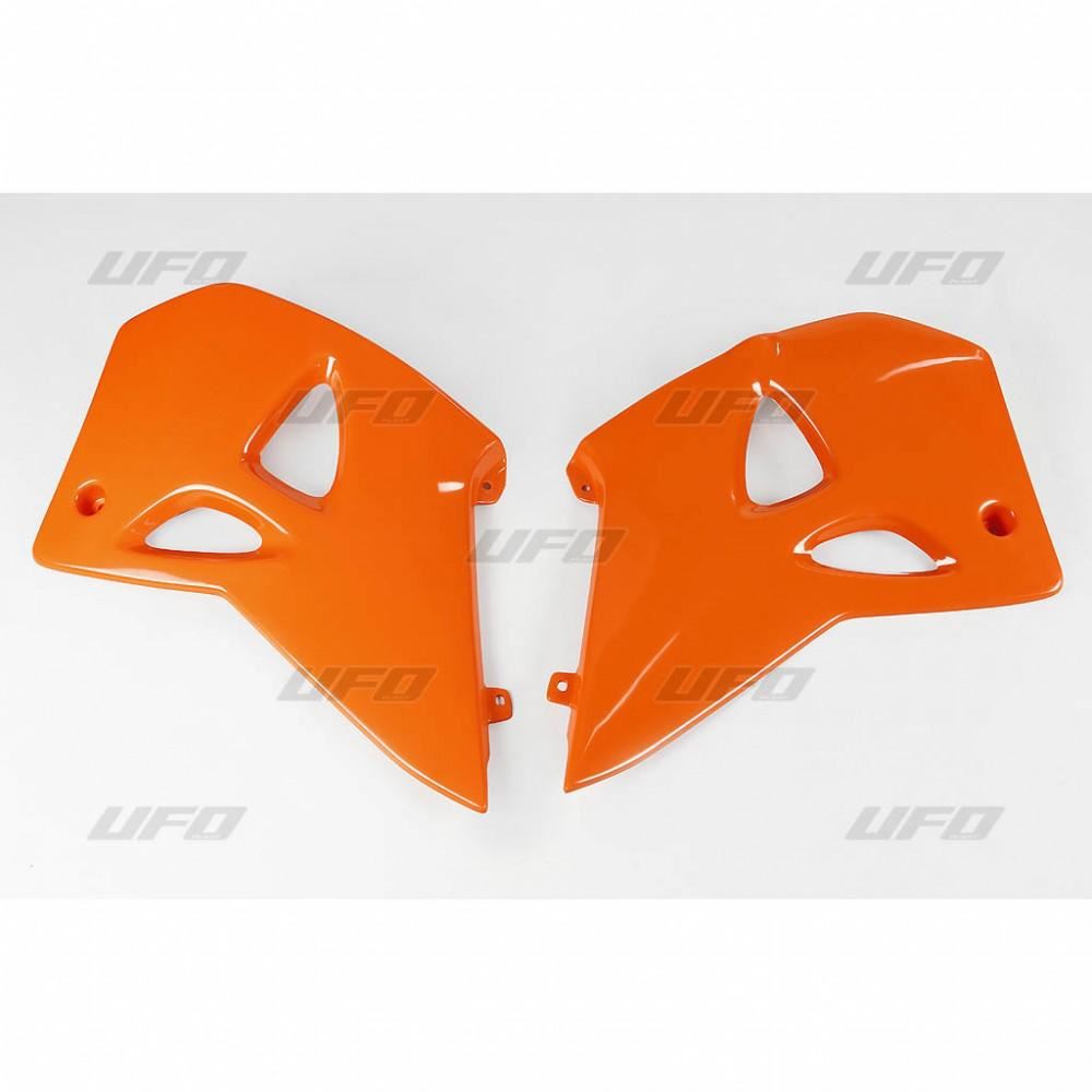 UFO RADIATOR COVERS KTM EXC/SX (96-99) ORANGE KT03044-127