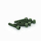 PUIG M5 25mm Allen Screws x 6 Green Universal 0185V