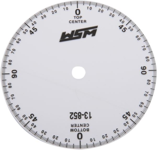 WSM Engine Degree Wheel Llp852 13-852