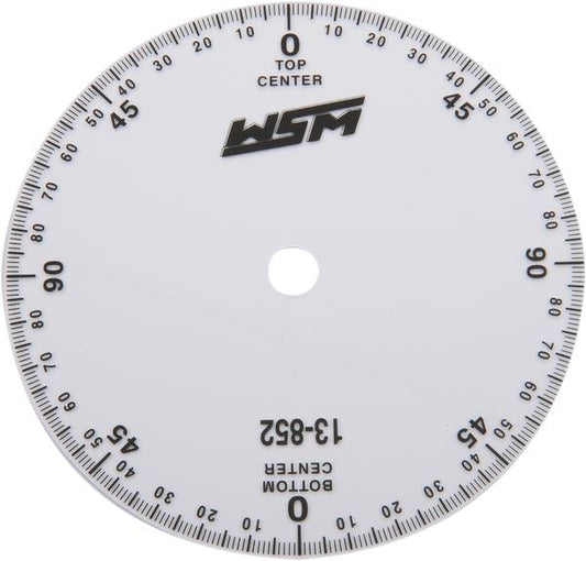 WSM Engine Degree Wheel Llp852 13-852