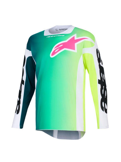ALPINESTARS Racer Portl Jersey GRN/WH/BLK 2025 Model