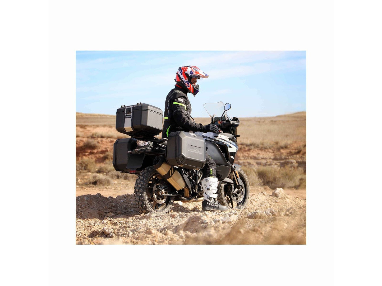 SHAD TR47 Terra Black Pannier Left D0TR47100LB