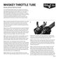 Biltwell Whiskey Throttle Tube 1" - Silver V-Twin Motorcycle
