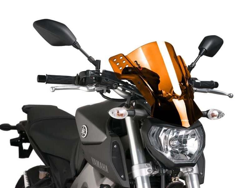 PUIG Rafale Screen Blue for Yamaha MT-07/MT-09/MT-10 14-24 6894A