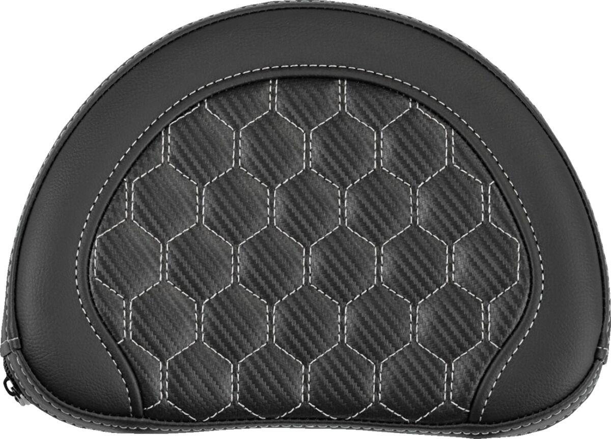 Saddlemen Sissy Bar Pad Silver Black Saddlehyde 051319005