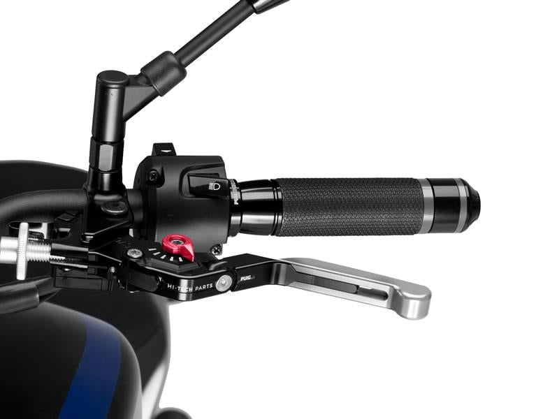 Puig Extendable Folding V3 Clutch (Silver Extender With Blue Selector) Red 21795F