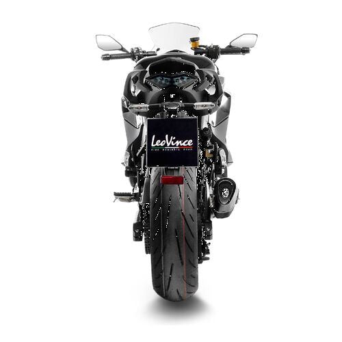 Leovince Muffler Lv-14 R For Kawasaki Ninja 1000 SX/Tourer 20-24 Black Stainless Steel 15602b