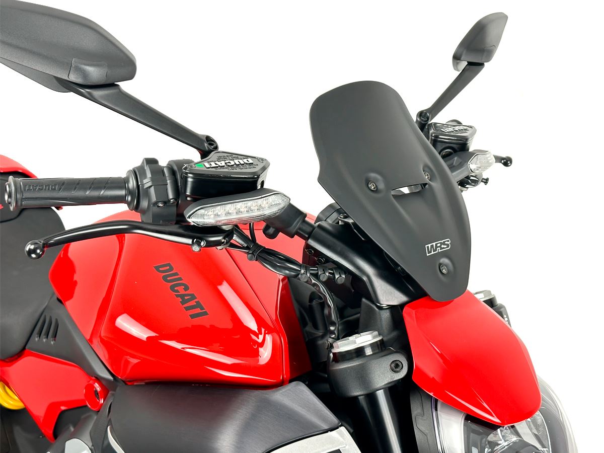 WRS Windscreen Sport Ducati Diavel V4 Matt Black Du030no