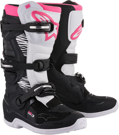 Alpinestars Stella Tech 3 Boots Black White Pink