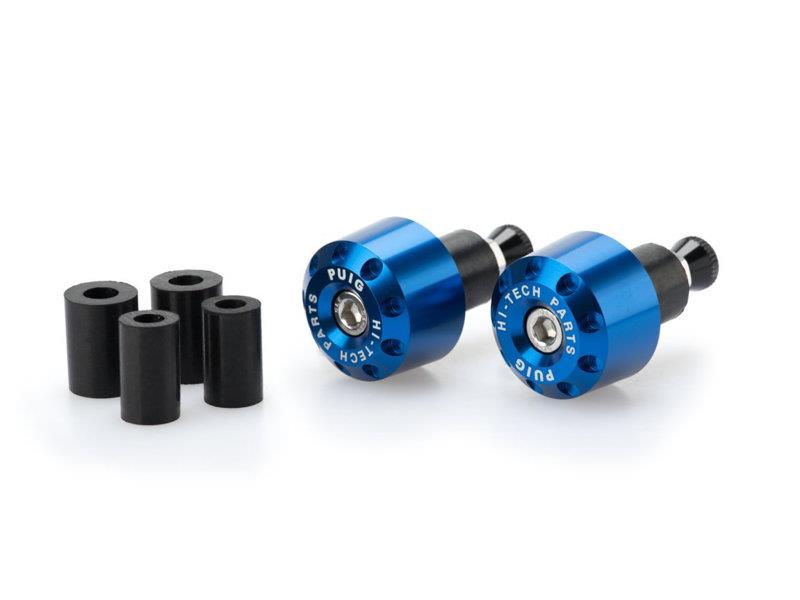 Puig Short Bar End Weights Blue 20597N