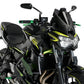 PUIG Naked Downforce Spoilers Black for Kawasaki Z650 20-25 20328N