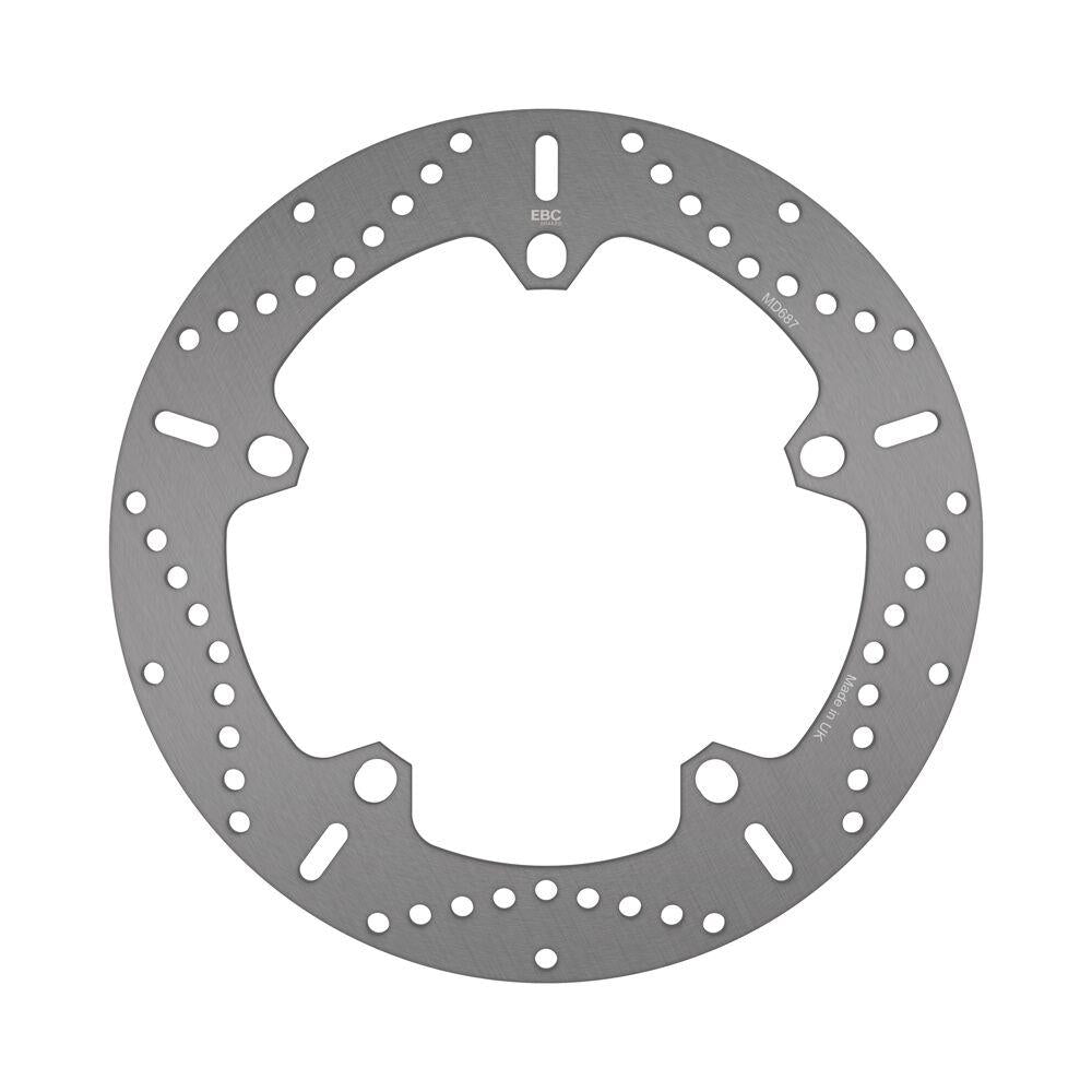 EBC Round Fixed Brake Rotor For BMW F 900 GS 2004-2026 Gold Zinc MD687