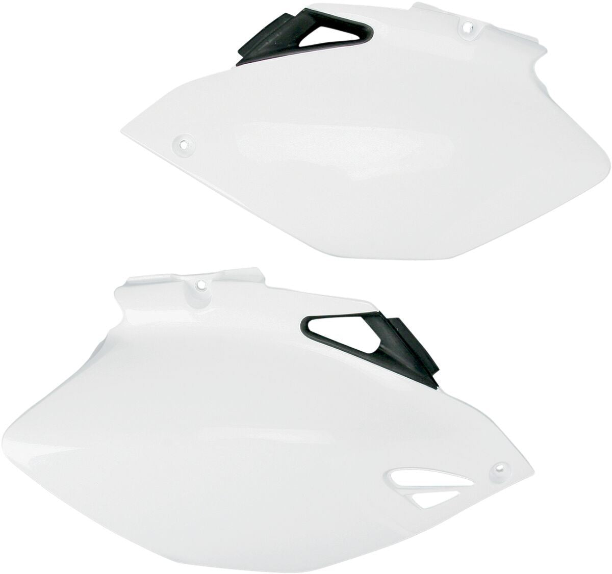 UFO SIDE PANELS YAMAHA YZ250/450F WHITE YA03883-046